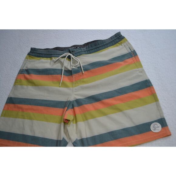O'Neill Board Shorts Cruzers Mens Size 38 Swimming Surfing Beach Striped Pockets - Picture 4 of 8